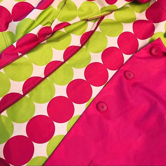 Old Navy Pink Waterproof Trench Raincoat - Picture 4 of 13